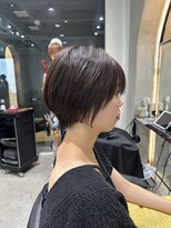 ロンドエニカ 大宮(Lond enika)&nbsp;グランマッシュ/細めハイライト/ショート/白髪ぼかし/前髪/大宮