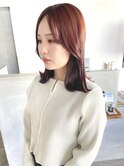 【Hike/大分駅/金池】切りっぱなし/レイヤー/前髪/ピンク