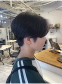 ハンサムショート/カラーなし／黒髪/韓国/10代/20代/30代/