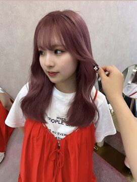 ロンド レア 天神大名店(Lond Le’a) 黒髪カタログ/オリーブグレー/ココアベージュ/小顔に見せるヘア