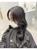 インナーカラー／ブルーカラー　M