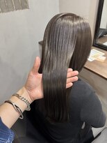 エイム(Aem.)&nbsp;☆ブリーチなしグレージュ×髪質改善トリートメント