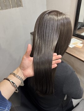 ☆ブリーチなしグレージュ×髪質改善トリートメント