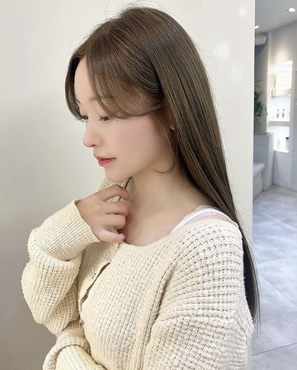 髪質改善＊顔周りカット＊暗めカラー＊美髪【Zina Maison札幌