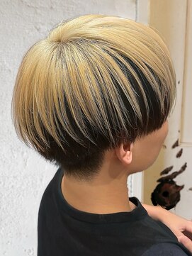 サンティエ 中央駅店(scintiller) メンズ｜アンブレラカラー｜ダブルカラー｜ブリーチ