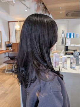 ヘアデザイン エソラ(hair design esora) ダークトーンの艶髪