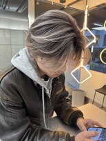 ラ キング(LA KING)&nbsp;MEN’S HAIR/サーフカール/刈り上げセンターパート/名古屋栄