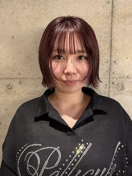 ロンドフルール 大宮東口(Lond fleur) ミニウルフレイヤーカット顔周りカット前髪カット韓国ボブ/大宮