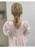 ハイトーン×ゆるふわ編みおろし