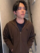 ヨハク メンズ 大阪梅田中崎町(yohaku メンズ) メンズカット+シャドウパーマ