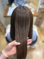 パーマ落としラボ アピッシュ 銀座(apish)&nbsp;パーマ落とし×艶カラーでつくる美髪ストレート