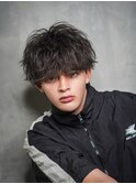 ラウンドマッシュ シャドウパーマ 鹿児島メンズ
