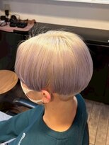 エクファ ヘア リゾート 大津 瀬田店(ex-fa hair resort)&nbsp;イメチェン/ピンクベージュ/アンブレラカラー/前髪/大津/瀬田
