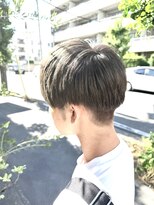 ヘアーアートシフォン 川口東口店(hair art chiffon)&nbsp;メンズアッシュグレージュカラーシースルーマッシュ シルバー