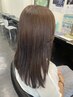 【白髪染めカラー＆ブロー】＋炭酸スパ＋トリートメント