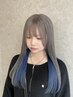 【ダブルカラー】ケアブリーチ＋透明感カラー＋バイカルテトリートメント