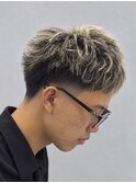 ホワイトメッシュ×フェードマッシュ