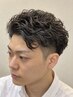 【毎朝のセットに悩まない】メンズカット+形状記憶アイロンパーマ 