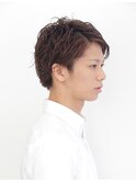 ジェルで作る束感ショート