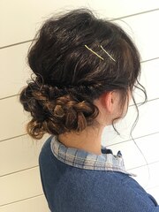 【Neolive & 渋谷店】グラデーション ヘアアレンジ