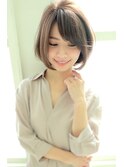 【unopulir】似合わせカットでつくる好印象タンバルモリ大人ボブ