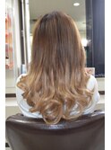 ショートからのグラデーション