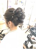 結婚式カールアップアレンジ【ヘアアレンジ　立川/立川南/袴】