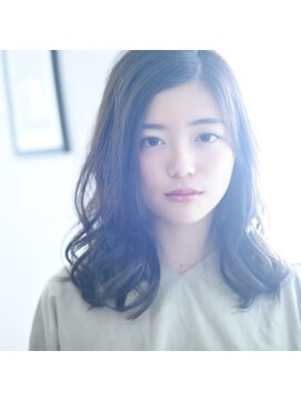 ニコリヘアワークス(nicori hair works) セミロング×ナチュラルグレージュ1