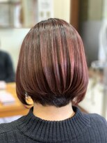 ヤソ(yaso)&nbsp;ピンク増し増し前下がりボブ