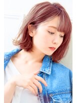 ノアエクレ 銀座(noah ecle)&nbsp;『noah parfait大島流』透明感◎ツヤ感ピンクベージュ外ハネロブ