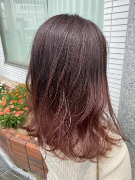 アヴァンス 深井店(AVANCE.) オレンジカラー×夏×ナチュラル