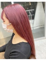 カプア 仙台駅前店(Kapua)&nbsp;ピンクバイオレットカシスレッドダブルカラーケアブリーチ