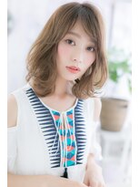 ミック 日暮里店(miq)&nbsp;甘辛ミックス抜け感ヘア…ひし形シルエットくびれボブa1