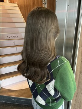 アヴァンス 天王寺店(AVANCE.) ダブルカラー×ミルクティグレージュ