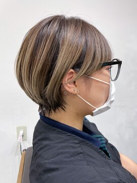 アイウィル(Ai WilL) 【Ai wilL/南岡 瑛二】ショートボブ　ハイライト