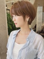 ショートボブ髪型【30代40代50代】ナチュラルレイヤー表参道907