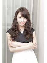 ルルディ バイ アフロディーテ銀座(luludi by APHRODITE) 黒髪/グレーベージュ/レイヤーロング/前髪パーマ/銀座