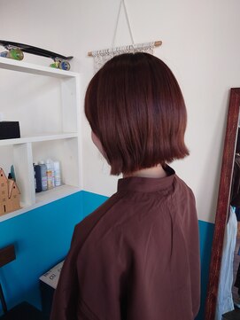 キキヘアメイク(kiki hair make) チョコレートブラウン×外ハネ