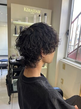 アイズ 海老名(AIZU) 波巻きスパイラルパーマ　波巻きパーマ　メンズパーマ