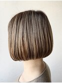 ボブ透明感カラー