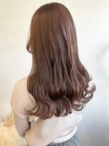 ミュラ(mulah)&nbsp;ブリーチなし透明感カラー明るめラベンダーベージュ＊コテ巻き