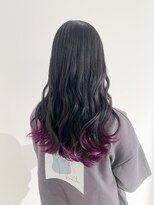 アヴァンスクロス あべのルシアス店(AVANCE.CROSS)&nbsp;裾カラー×バイオレット