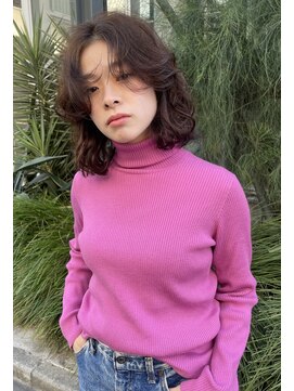 ノラギンザユー(NORA GINZA/U) 顔まわりカットレイヤーボブブラウンベージュ似合わせ透明感