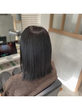 ナチュア ヘアアンドガーデン北千住(NaTur HAIR&GARDEN) スモーキーグレー×ケラチン