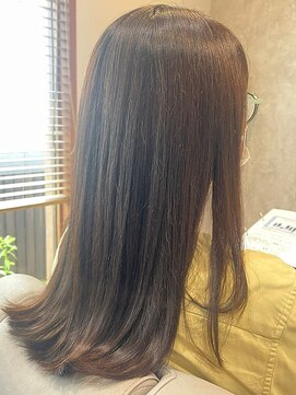 艶髪/ストレート/髪質改善/ロング