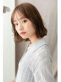 フェザーバングくせ毛風抜け感エアリーボブZ上尾20代30代40代
