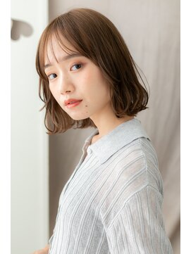 カバーヘア 上尾西口店(COVER HAIR) フェザーバングくせ毛風抜け感エアリーボブZ上尾20代30代40代