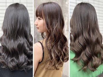 ラウレア(LAULEA)の写真/【コテ巻き風パーマ・韓国風パーマ】口コミ高評価◎バイカルテで柔らかく艶のある巻き髪に♪