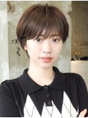 レイヤーショート/くびれショート/ショートボブ/30代40代50代