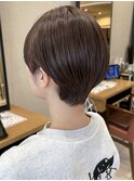 小顔ショート/マッシュショート/似合わせカット/ショートヘア